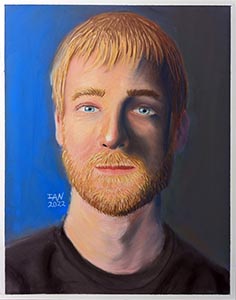 A colorful self portrait